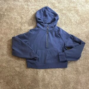 Lululemon Scuba Oversized Half Zip Hoodie Water Drop XS/S